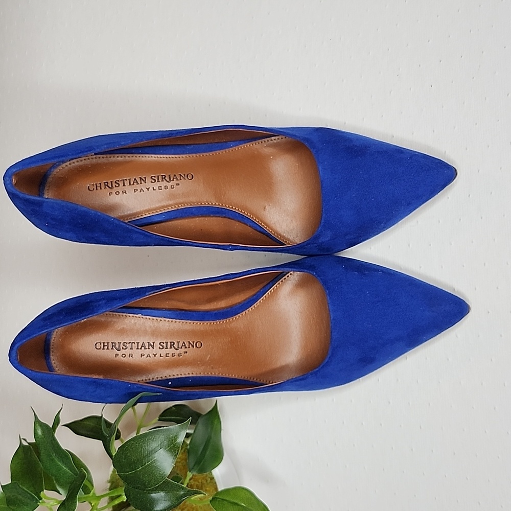 Christian Siriano Royal Blue Heels